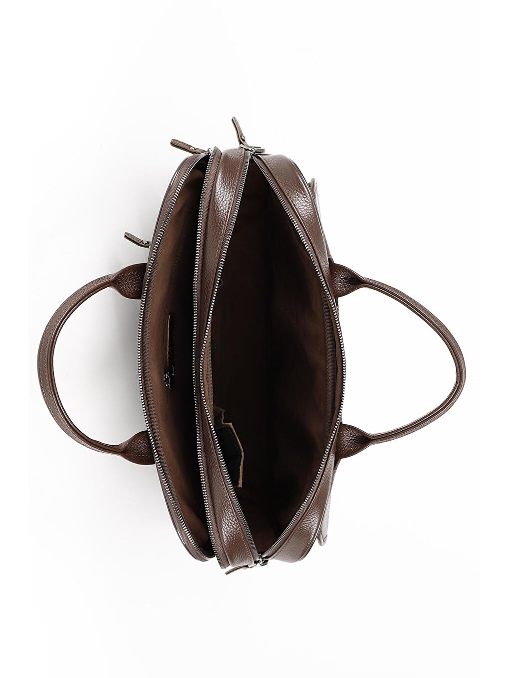 Kahverengi KAHVERENGİ  Hakiki Deri Unisex Büyük Boy Evrak Çantası B0623-4