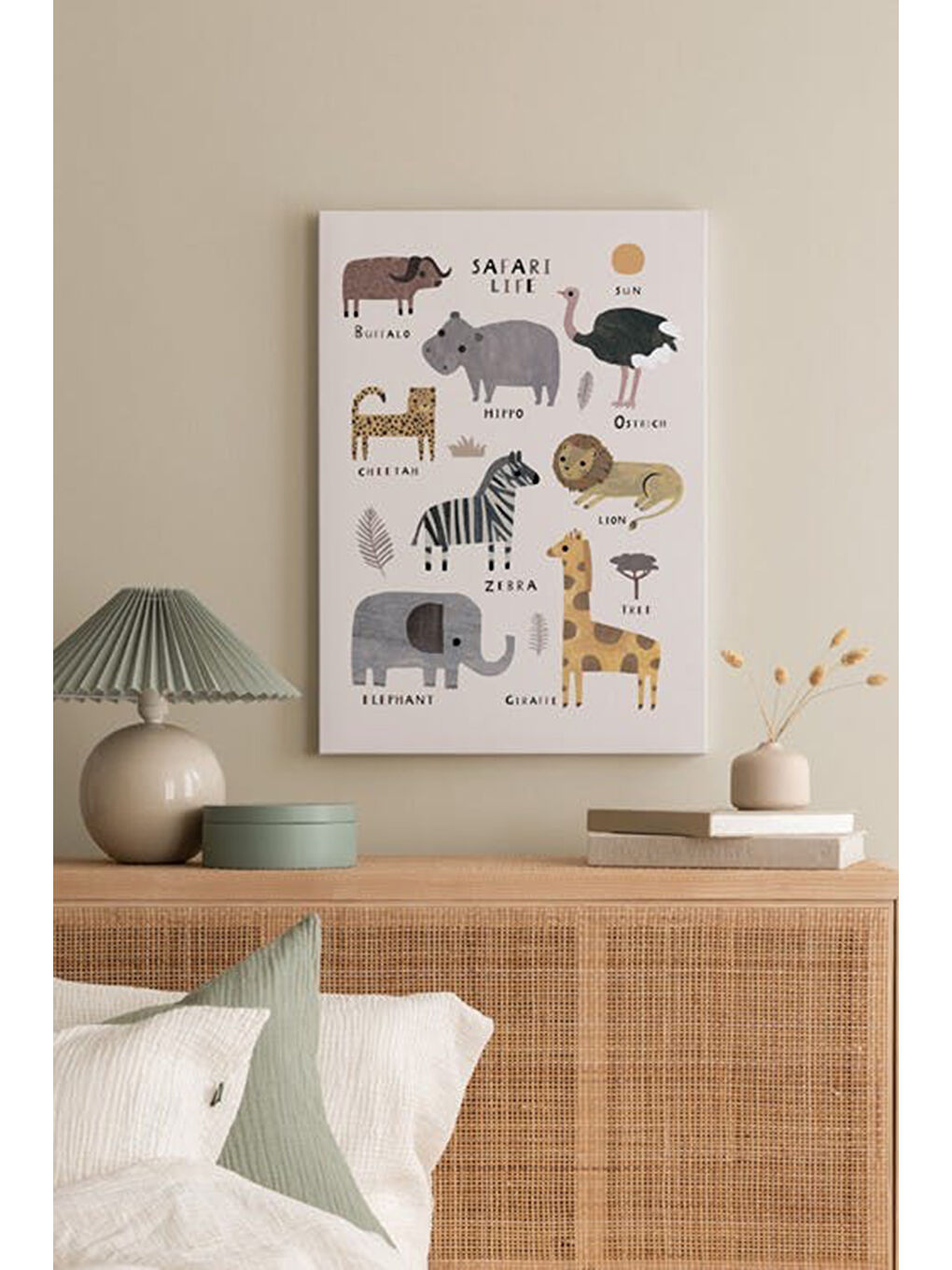 Beyaz Dekoratif Kanvas Duvar Tablo - ARTCANVAS78-4060