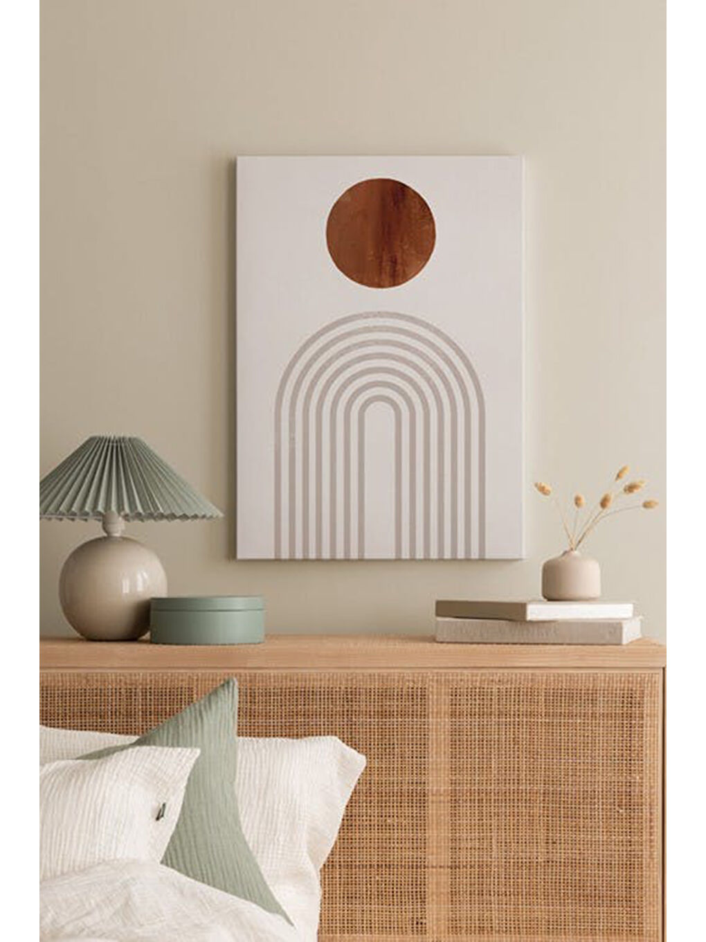 Beyaz Dekoratif Kanvas Duvar Tablo - ARTCANVAS86-4060