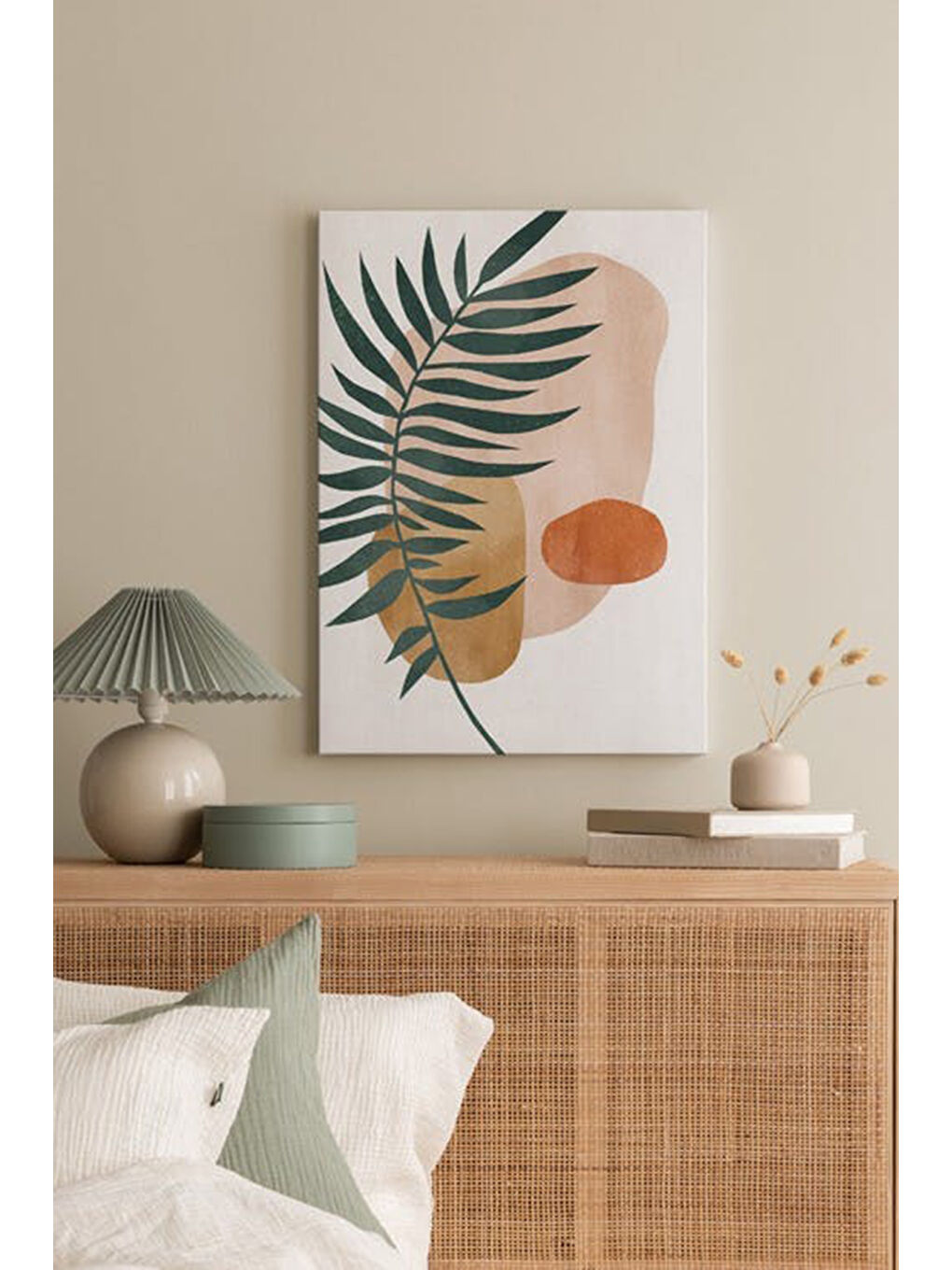 Beyaz Dekoratif Kanvas Duvar Tablo - ARTCANVAS98-4060