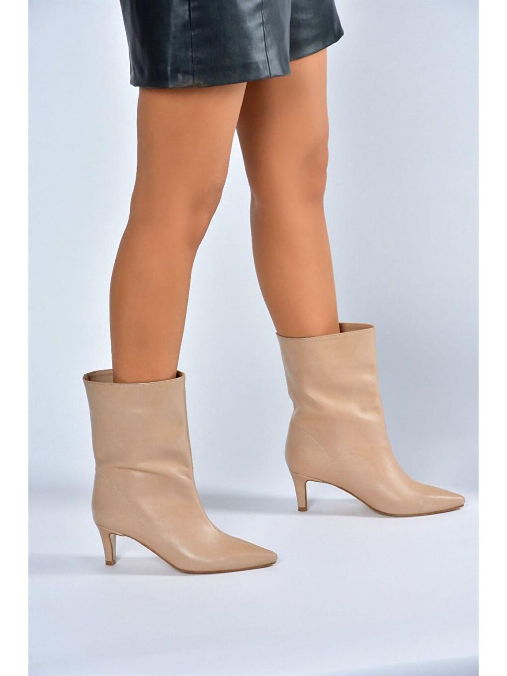 Bej L8828507 Ten Kadın Bot-1