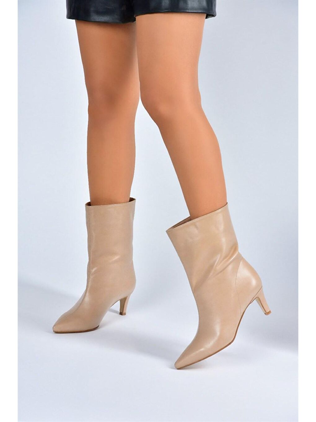 Bej L8828507 Ten Kadın Bot-2