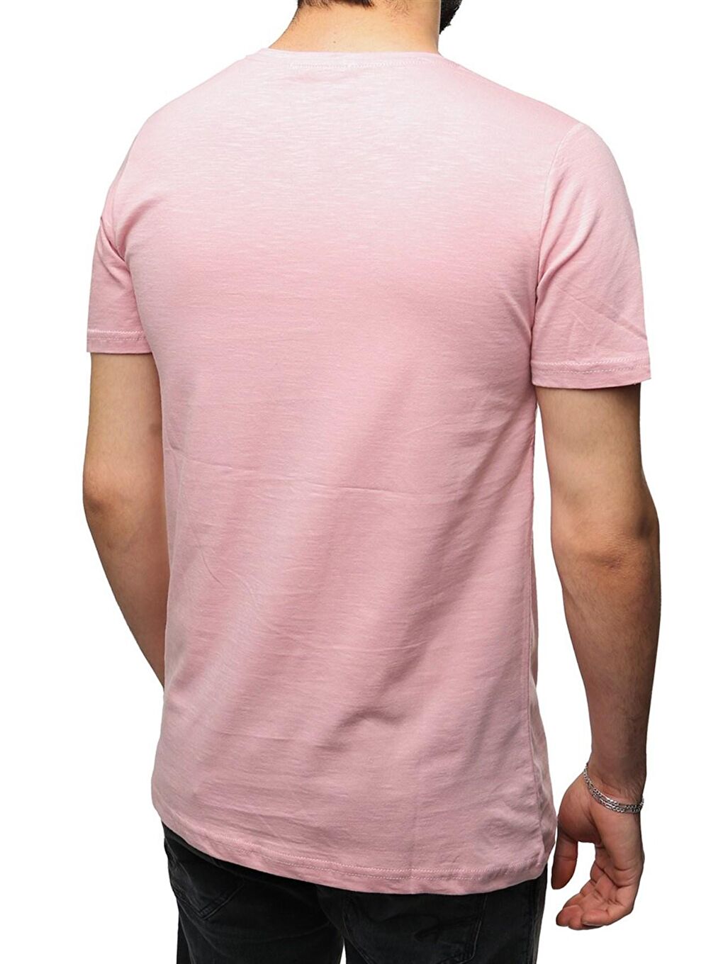 Uzi Baskılı Pembe Tişört 2533-1