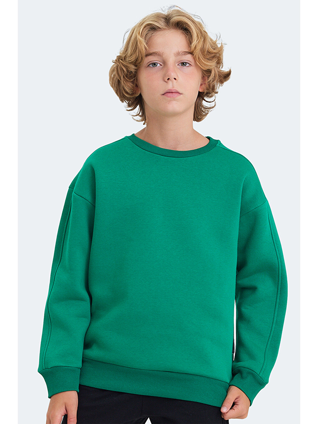 Logan 2 Li Set Unisex Çocuk Yeşil - Mavi Sweatshırt-1