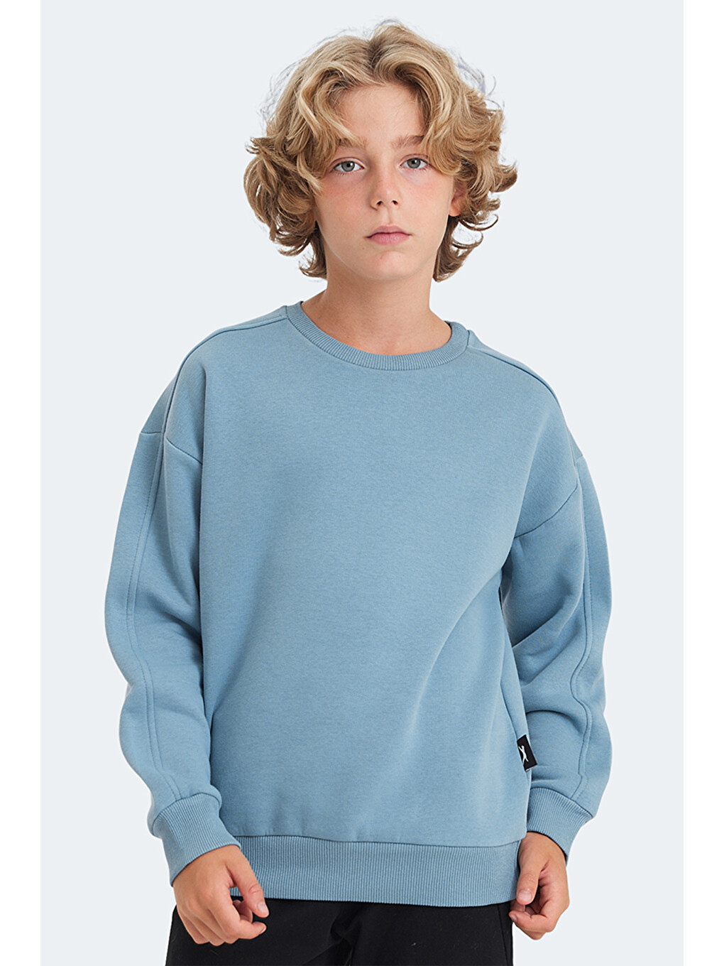 Logan 2 Li Set Unisex Çocuk Yeşil - Mavi Sweatshırt-3