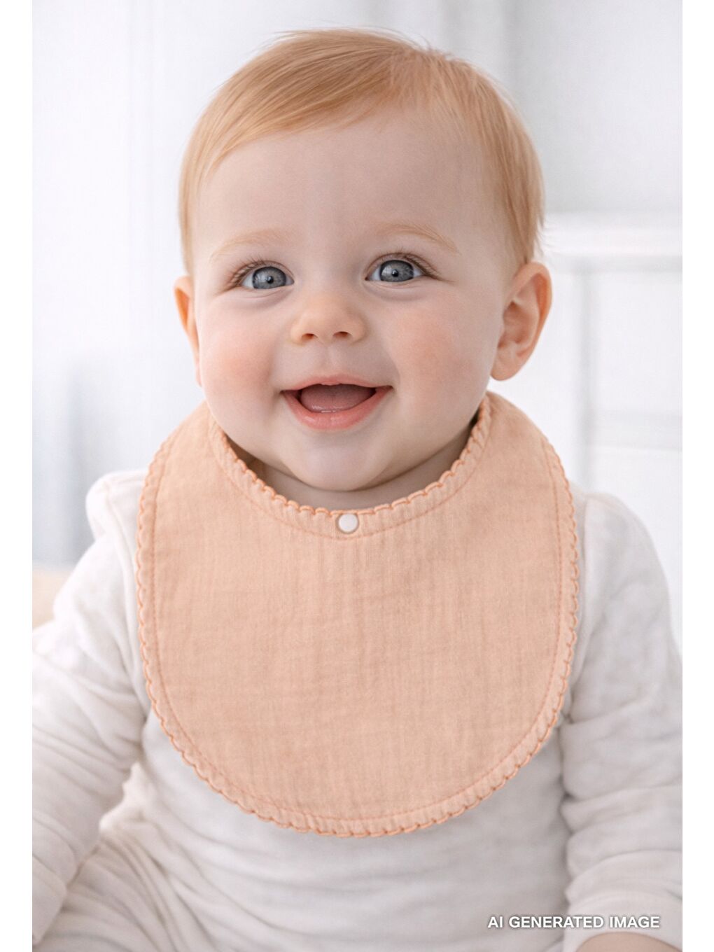 Bürümcük Müslin Önlük Somon