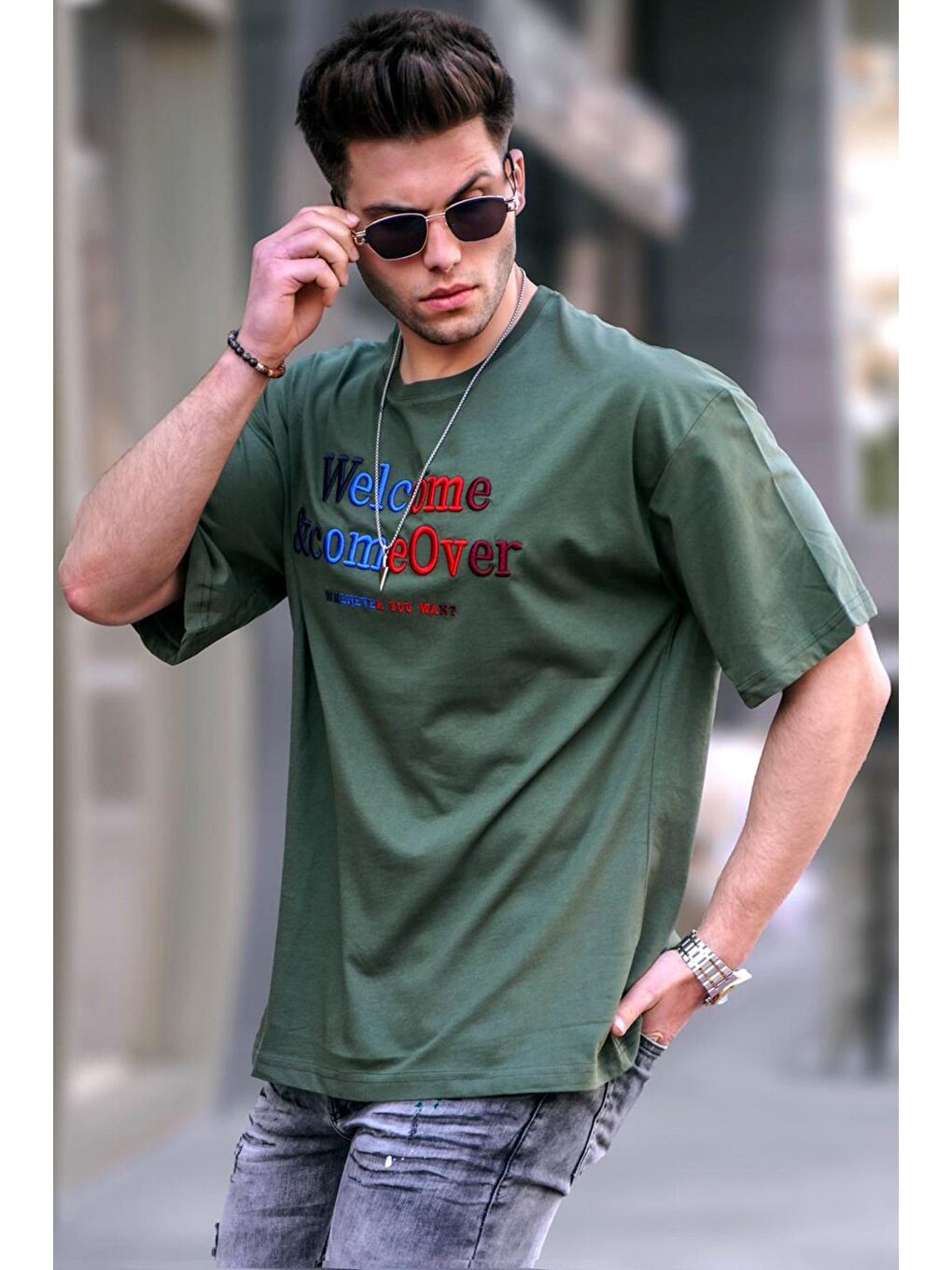 Haki Erkek Tişört 4960