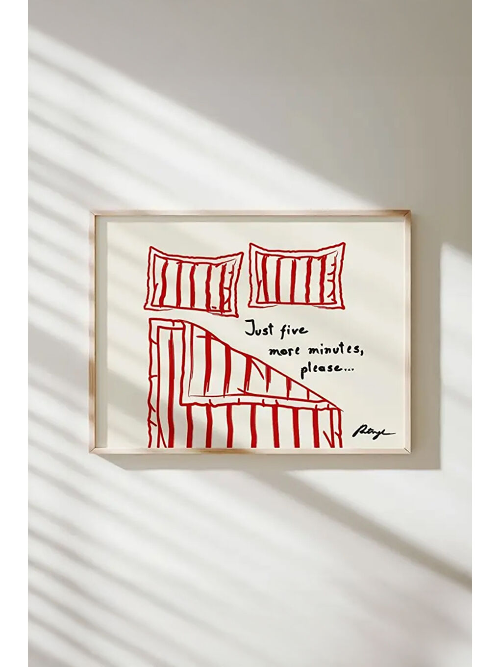 Beyaz Tek Parça Gerçek Ham Ahşap Çerçeveli Tablo - Model 10 - ARTSMDFTEK10-5070-2