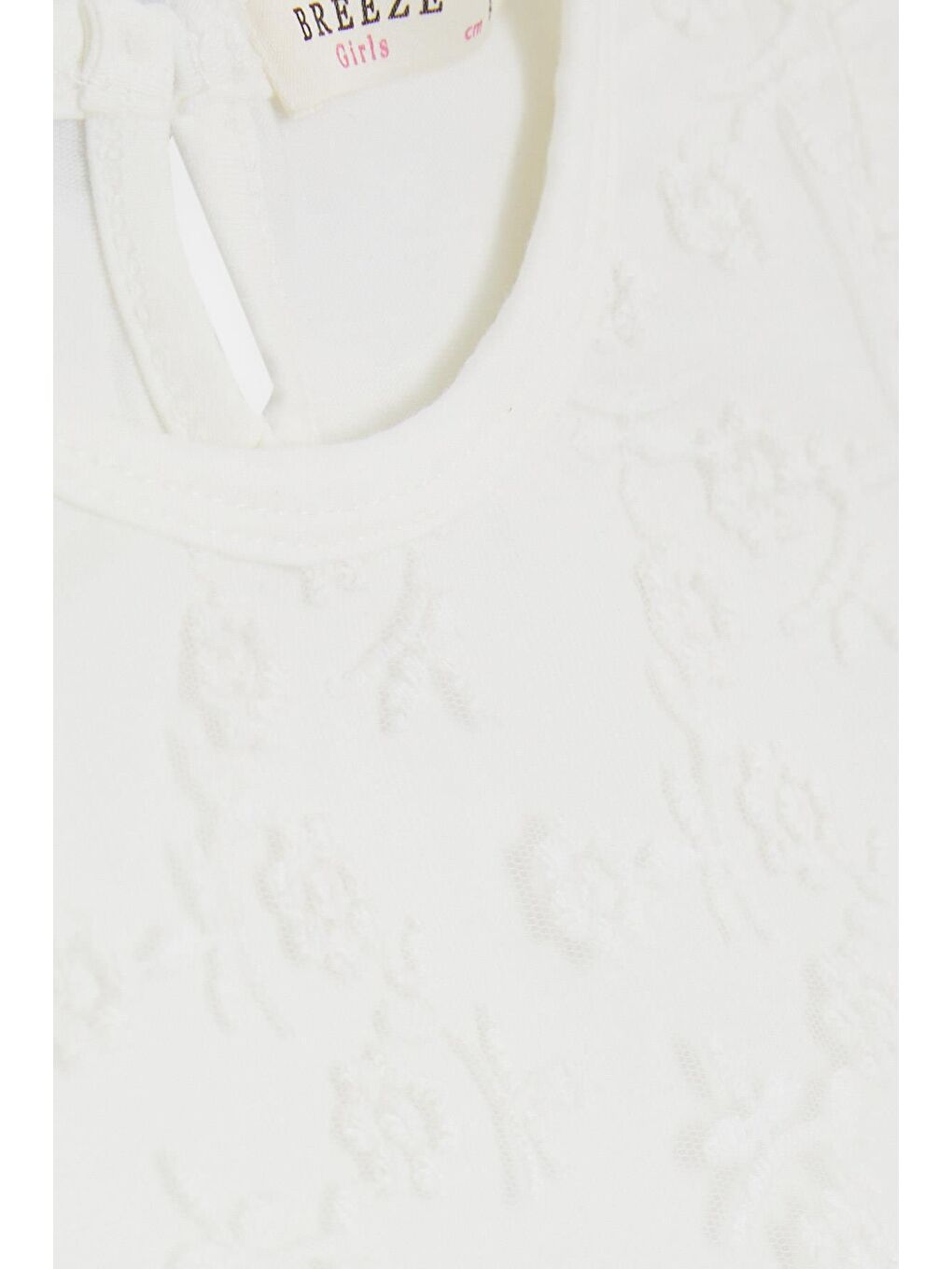 Kız Çocuk Elbise Tüllü Nakışlı Fiyonklu Ekru (1.5-5 Yaş)-2