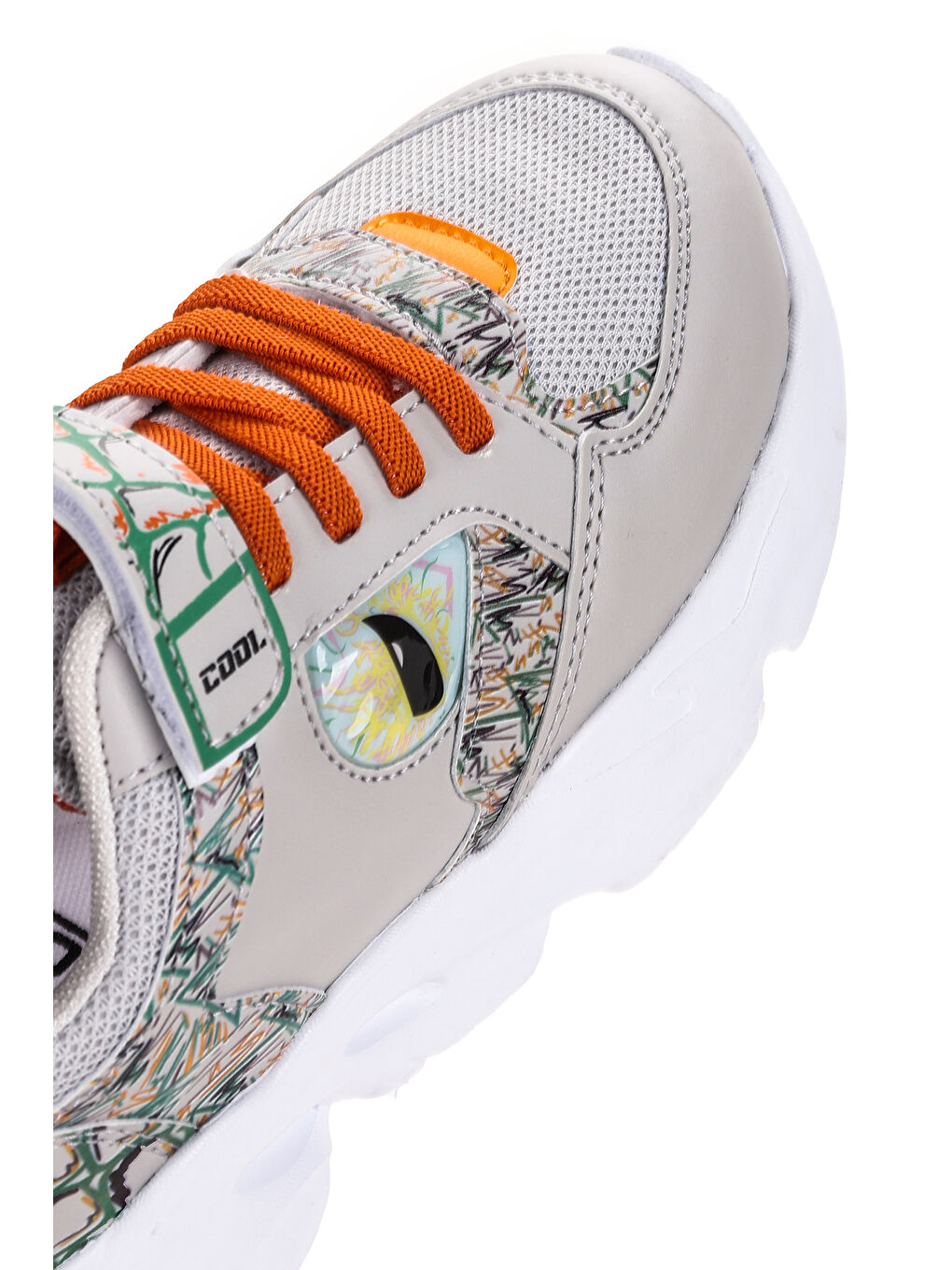 Mavi Toyo Işıklı Cırtlı Kız/Erkek Çocuk Spor Ayakkabı-5