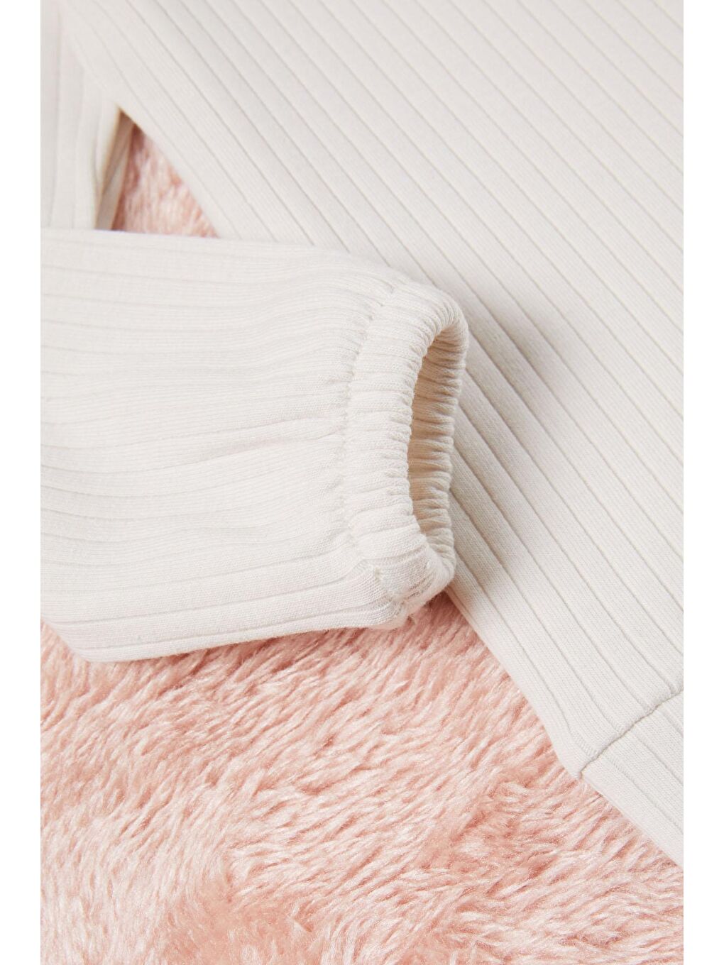 Gri Dantel Yakalı Fitilli Kız Bebek Takım 17153-3