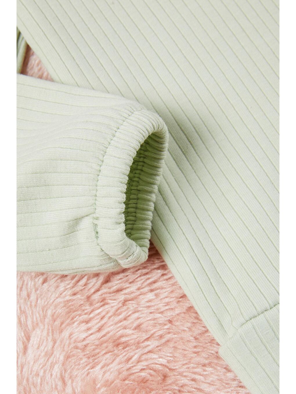 Yeşil Dantel Yakalı Fitilli Kız Bebek Takım 17151-3