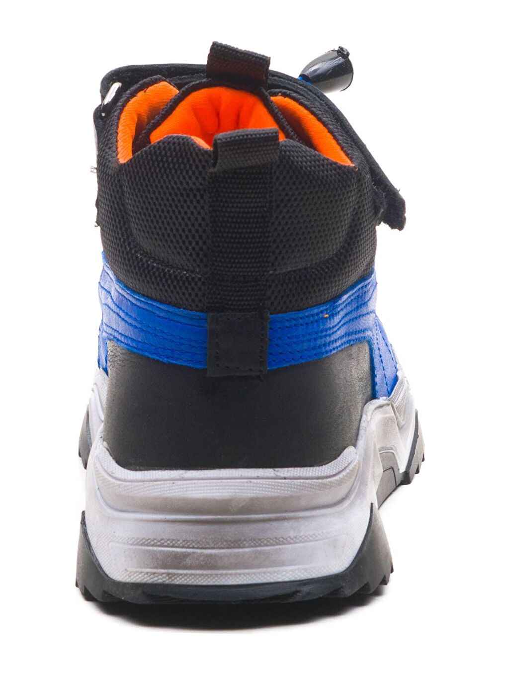 Erkek Çocuk Siyah-Saks Deri Ortopedik Destekli Çocuk Bot-2