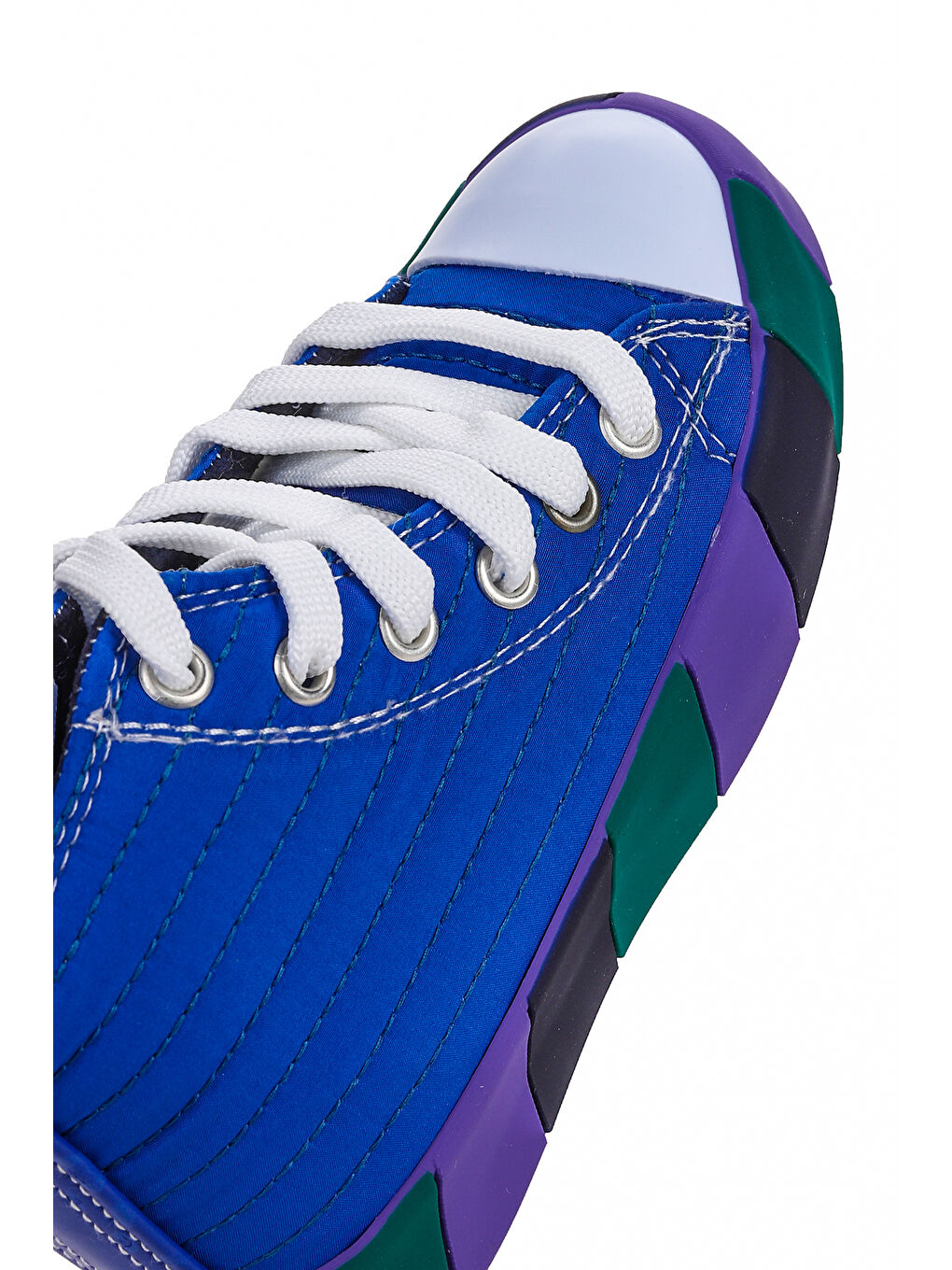 Mavi Fermuarlı Işıklı Kız/Erkek Çocuk Spor Ayakkabı Alf 200-5