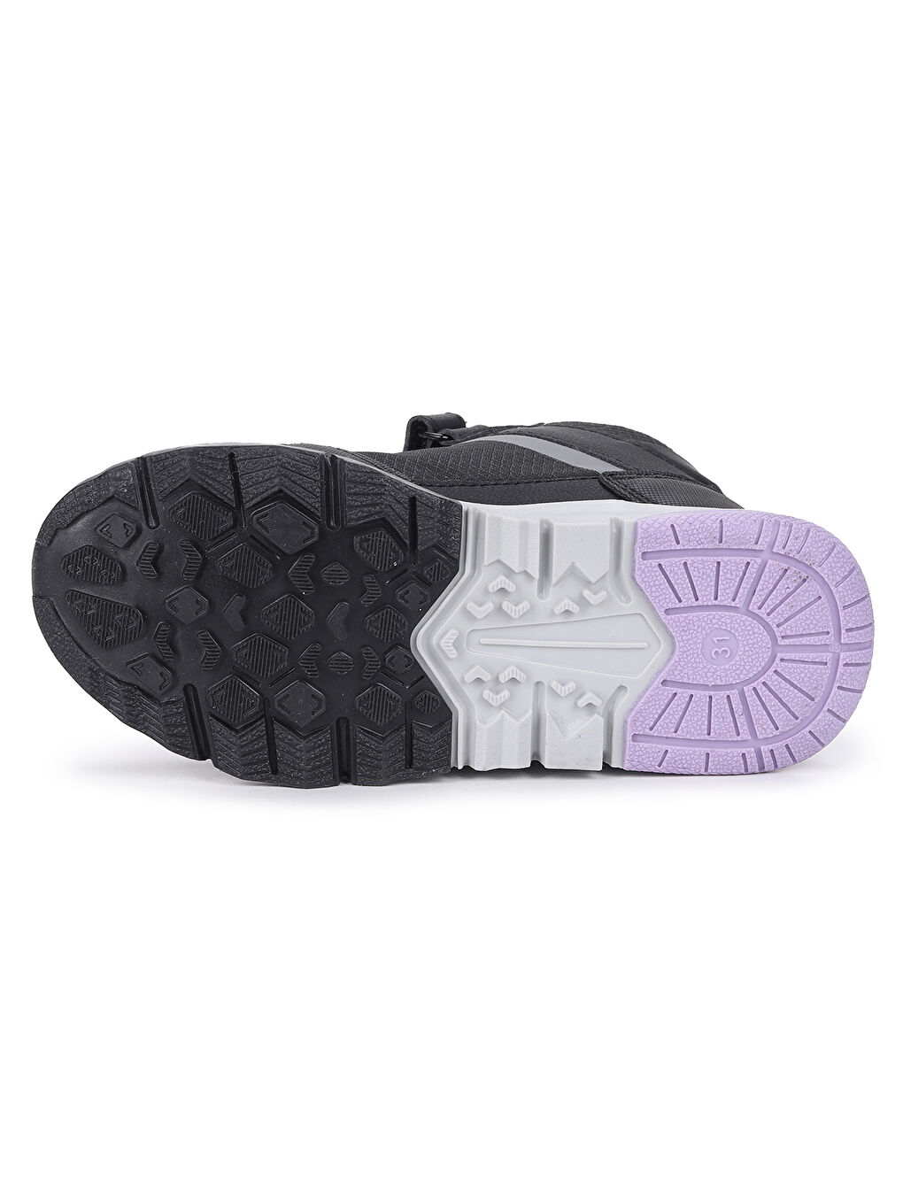 Lila Trx Günlük Cırtlı Kız/Erkek Çocuk Spor Bot Ayakkabı-5