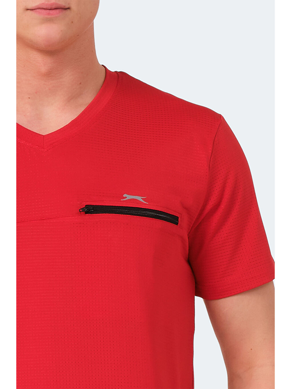 SLAZENGER Kirmizi Erkek Tişört Kırmızı - 5