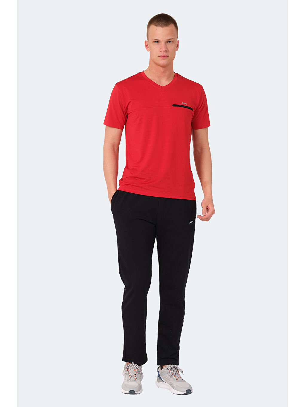 SLAZENGER Kirmizi Erkek Tişört Kırmızı - 6