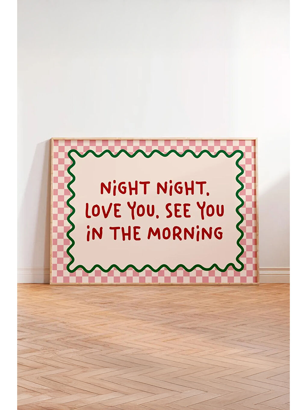 Beyaz Tek Parça Gerçek Ham Ahşap Çerçeveli Tablo - Model 11 - ARTSMDFTEK11-3348-1