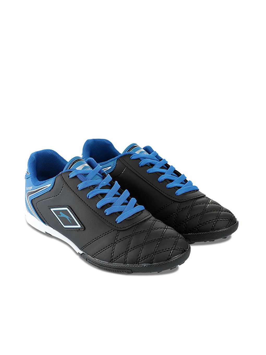 HUGO HS Futbol Erkek Halı Saha Ayakkabı Siyah / Mavi-1