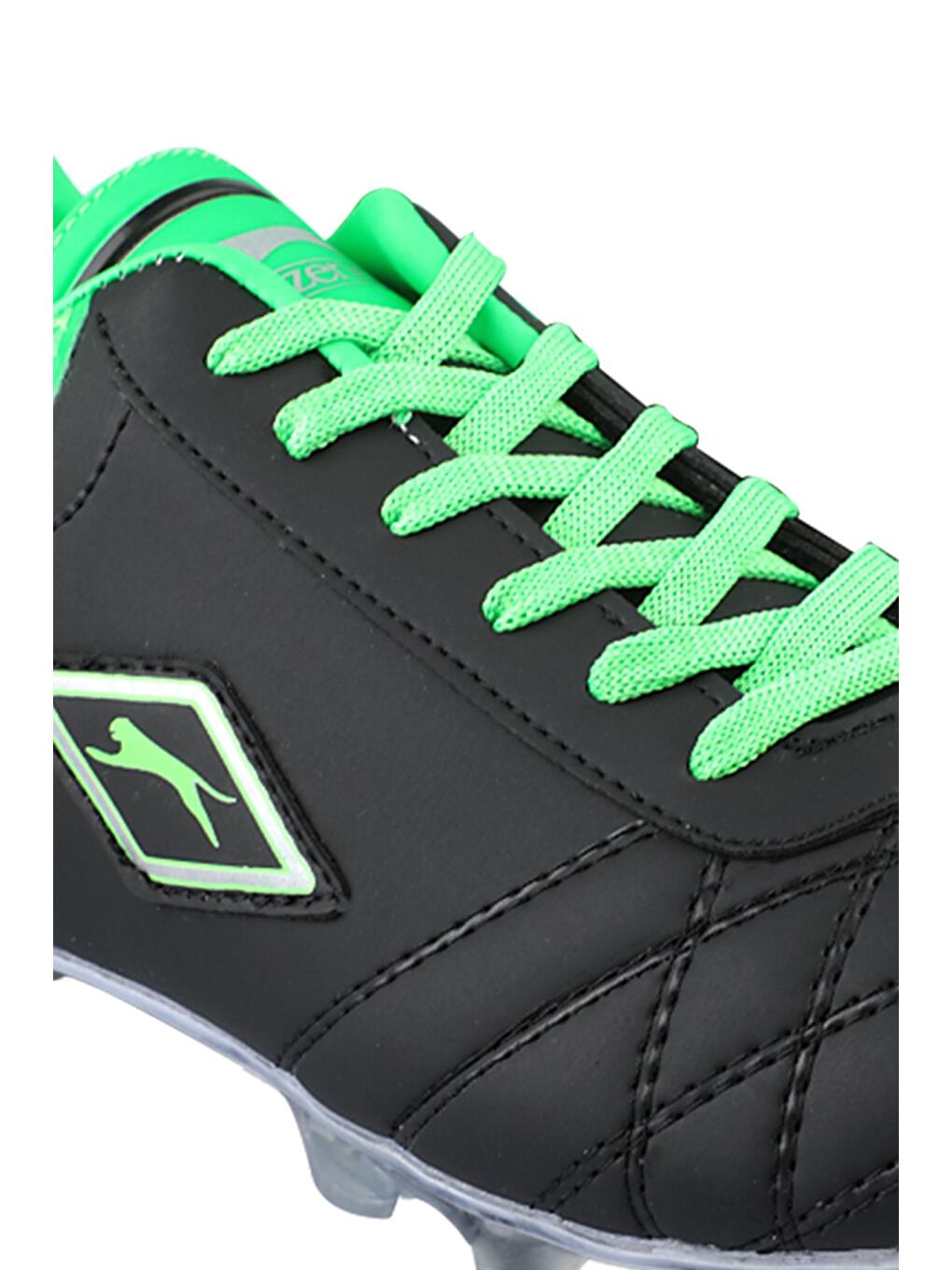HUGO KR Futbol Erkek Çocuk Krampon Ayakkabı Siyah / Yeşil-3