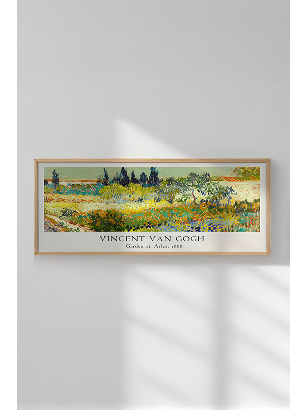 Beyaz Tek Parça Gerçek Ham Ahşap Yatay Panorama Çerçeveli Tablo - Model 32 - 33 x 70-3