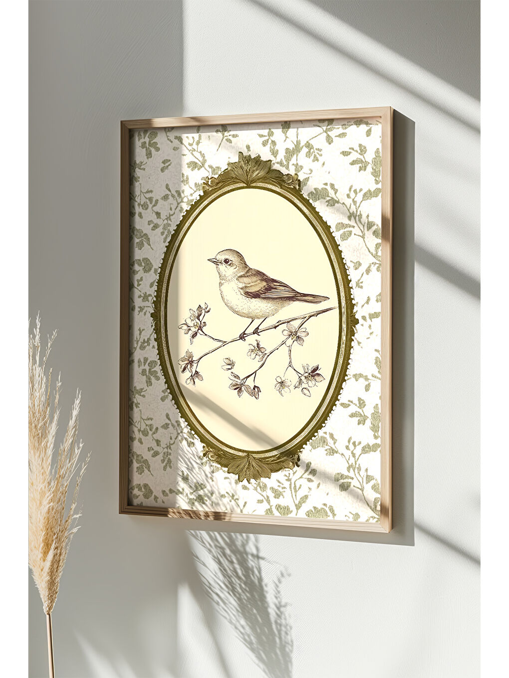 Beyaz Tek Parça Gerçek Ham Ahşap Çerçeveli Tablo - Model 21 - ARTSMDFTEK21-5070