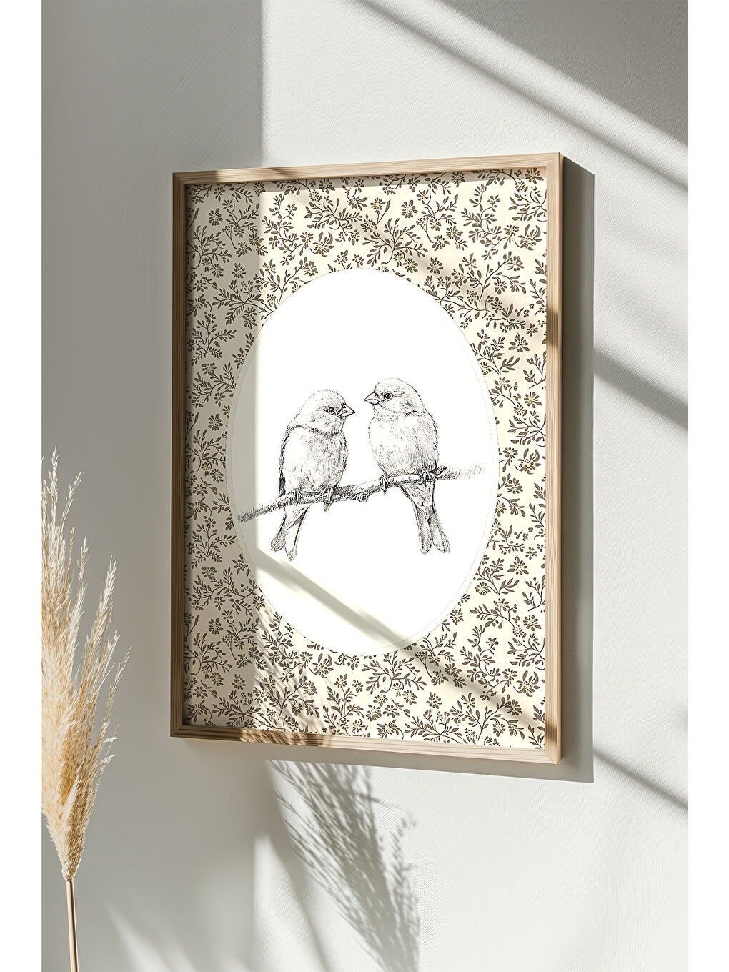 Beyaz Tek Parça Gerçek Ham Ahşap Çerçeveli Tablo - Model 22 - ARTSMDFTEK22-5070