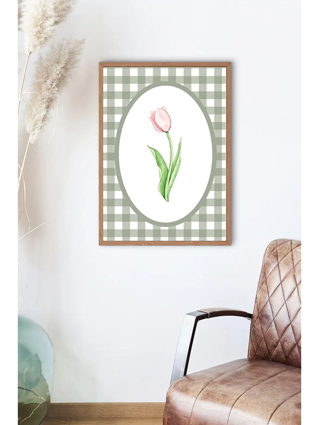 Beyaz Tek Parça Gerçek Ham Ahşap Çerçeveli Tablo - Model 24 - ARTSMDFTEK24-3348