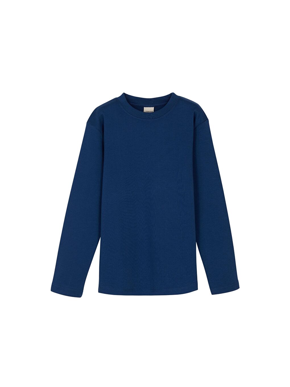 İndigo Unısex Sıfır Yaka Uzun Kol Tişört