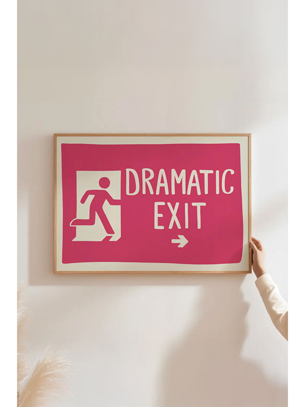 Beyaz Tek Parça Gerçek Ham Ahşap Çerçeveli Tablo - Model 2 - ARTSMDFTEK2-5070-1