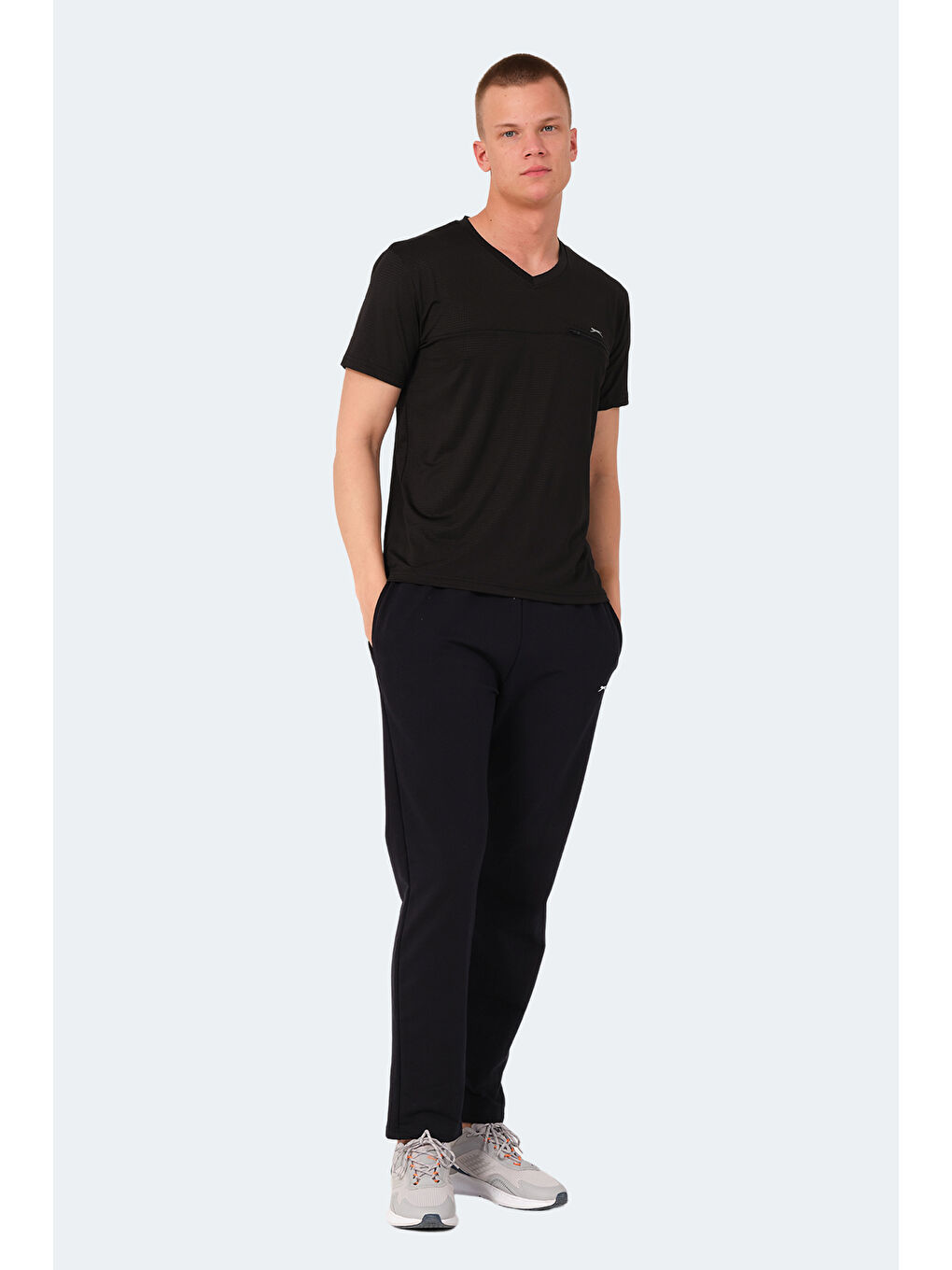 SLAZENGER Erkek Tişört Siyah - 6