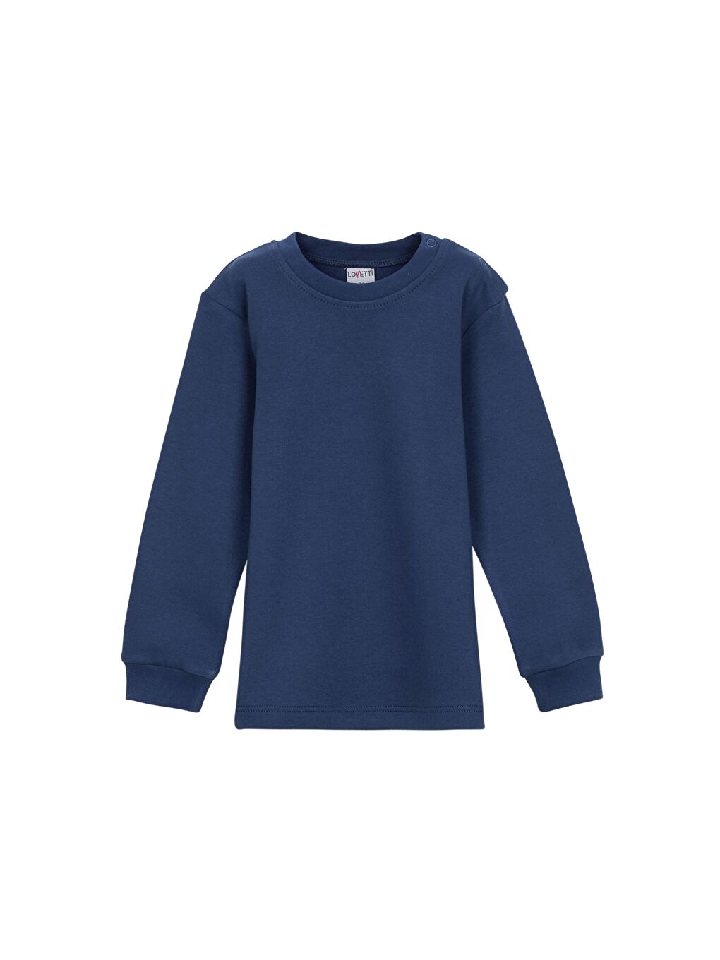 İndigo Bisiklet Yaka Kız Bebek Patlı Sweathirt
