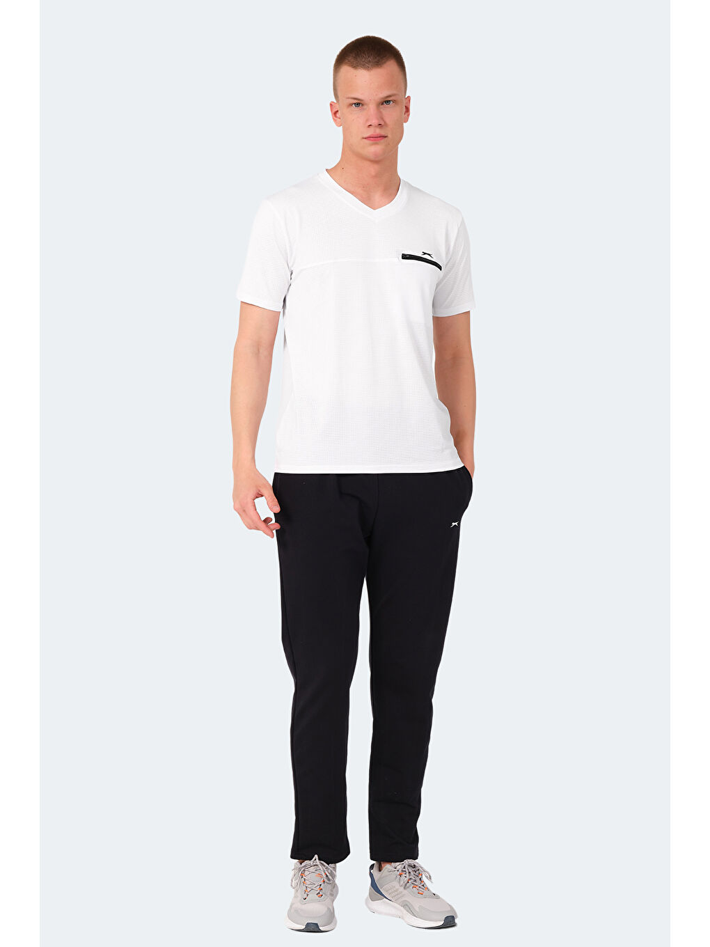 SLAZENGER Erkek Tişört Beyaz - 6