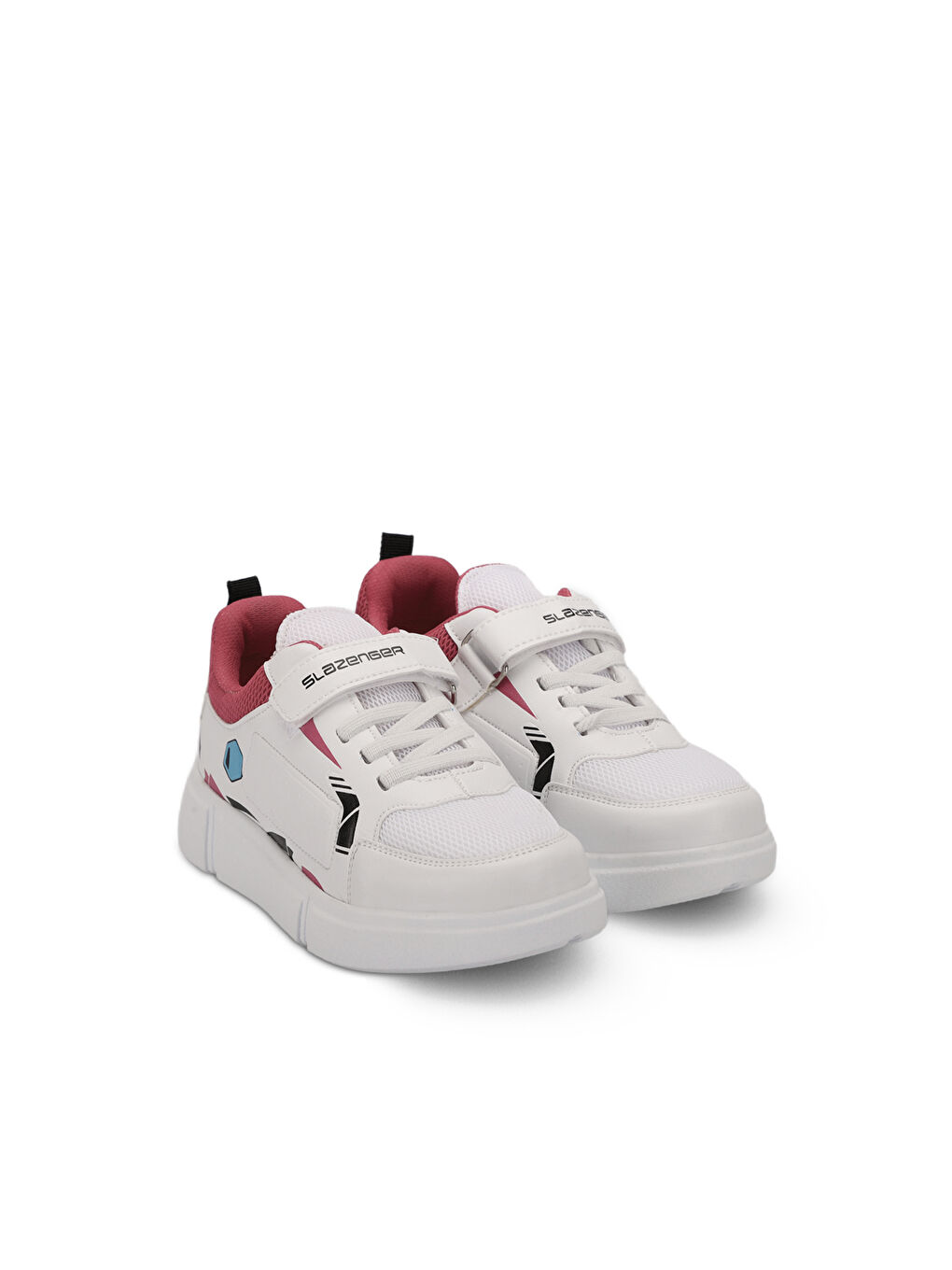 SLAZENGER KEPA IN Kız Çocuk Sneaker Ayakkabı Beyaz / Fuşya - 1