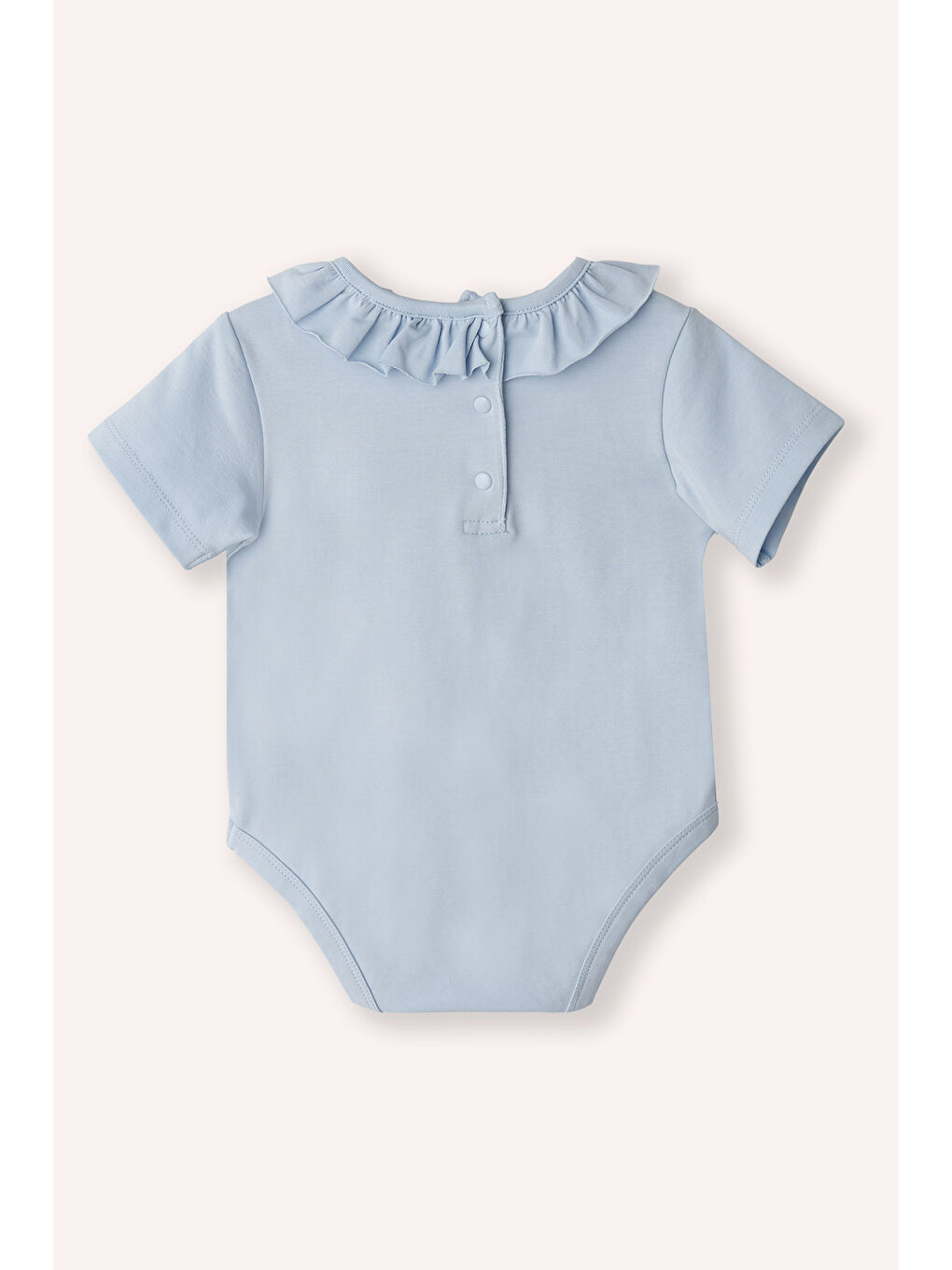 Kız Bebek Kısa Kollu Mavi Body-2