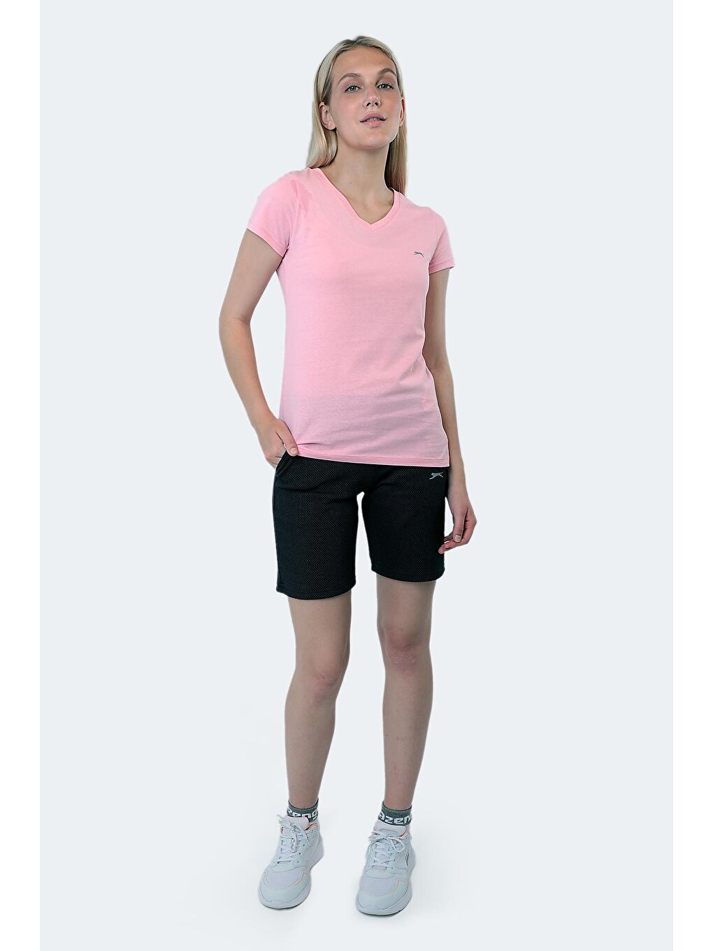 SLAZENGER Açık Pembe REBELL I Kadın Kısa Kol T-Shirt Açık Pembe - 1