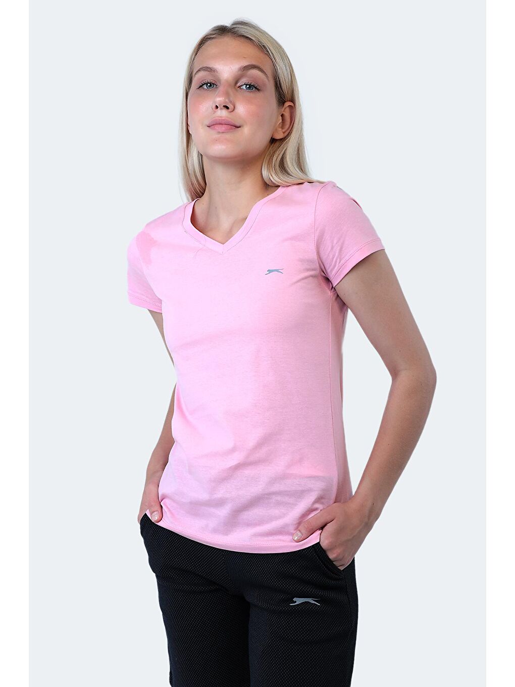 SLAZENGER Açık Pembe REBELL I Kadın Kısa Kol T-Shirt Açık Pembe - 2