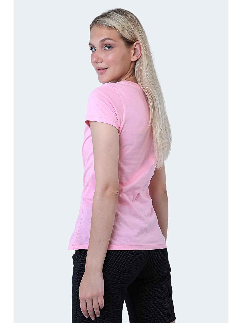 SLAZENGER Açık Pembe REBELL I Kadın Kısa Kol T-Shirt Açık Pembe - 3