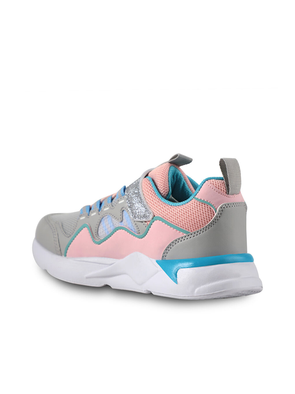 BEST Kız Çocuk Sneaker Ayakkabı Gri / Pembe-2