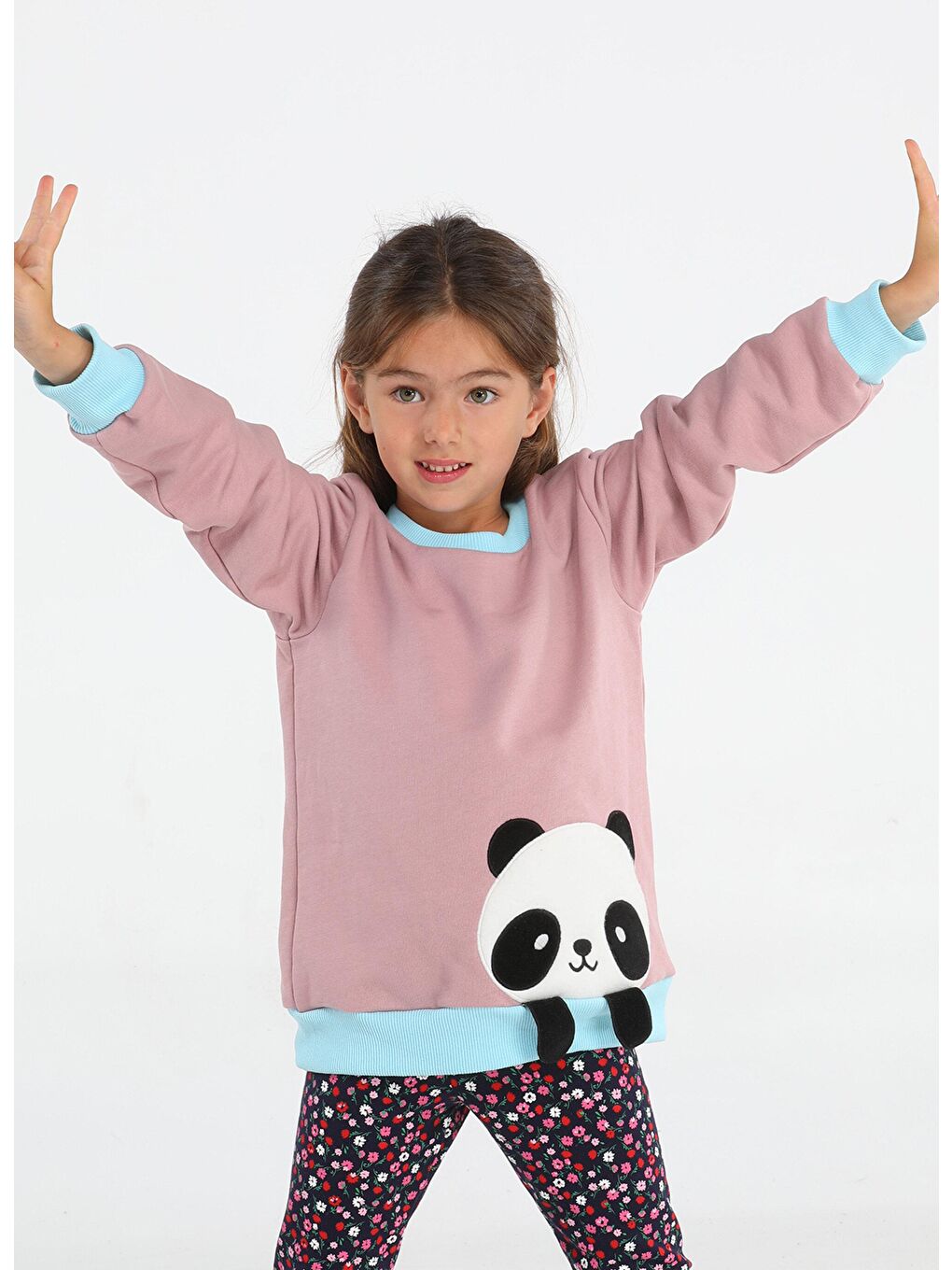 Casabony Gülkurusu Panda Gülkurusu Kız Çocuk Sweatshirt