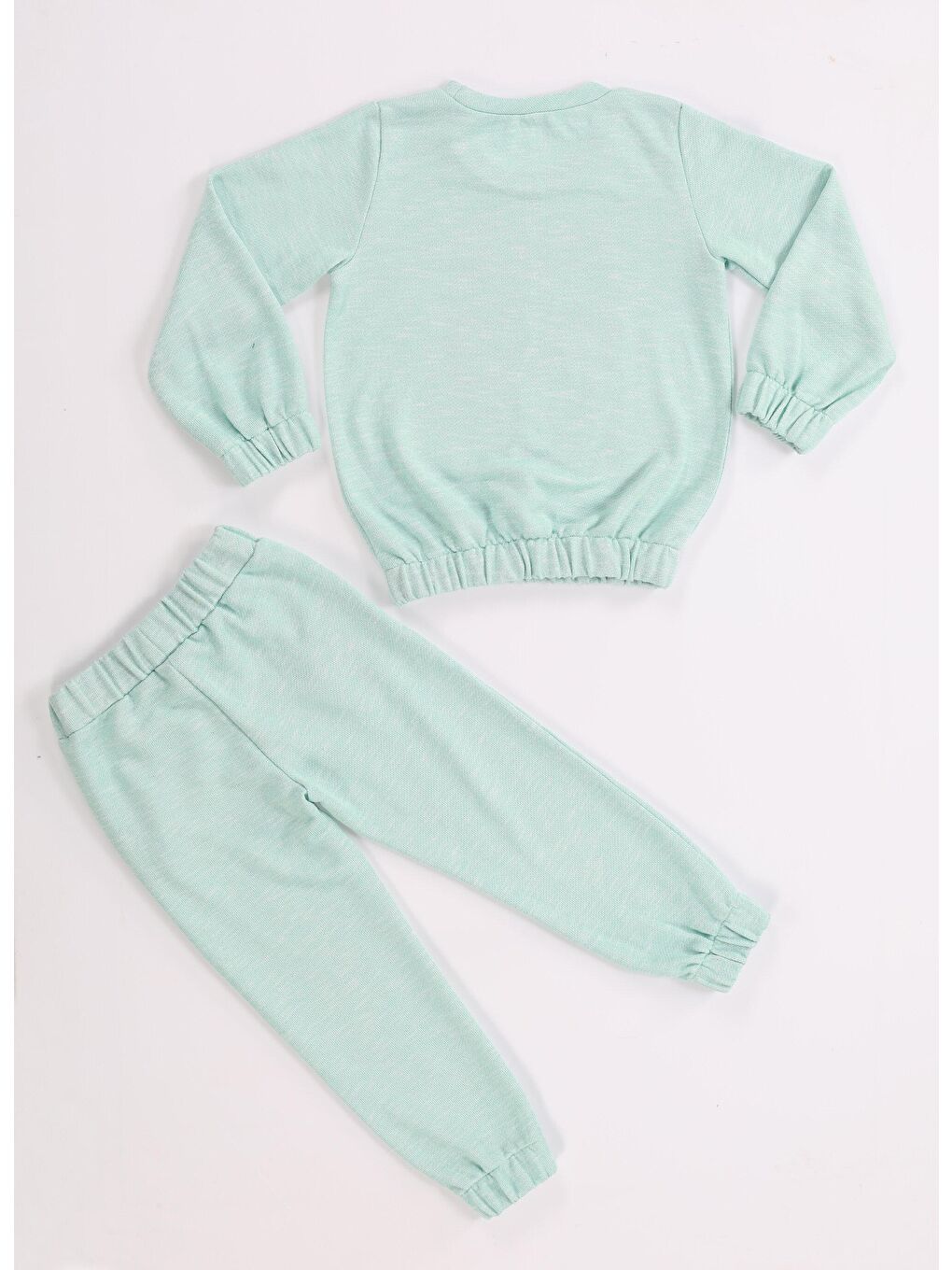 Casabony Pastel Yeşil Cute Wild Mint Jogger Eşofman Takım - 4