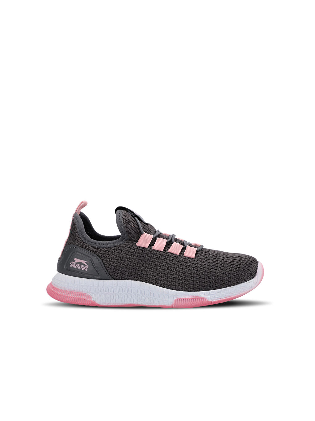 SLAZENGER ABENA I Kız Çocuk Sneaker Ayakkabı Koyu Gri / Pembe