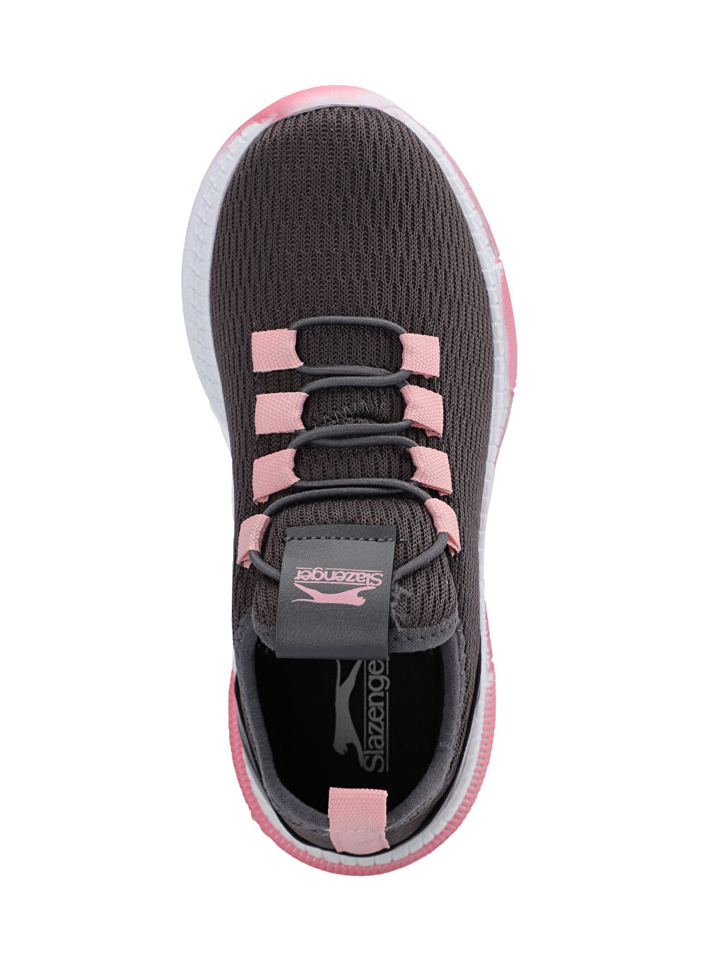 SLAZENGER ABENA I Kız Çocuk Sneaker Ayakkabı Koyu Gri / Pembe - 4