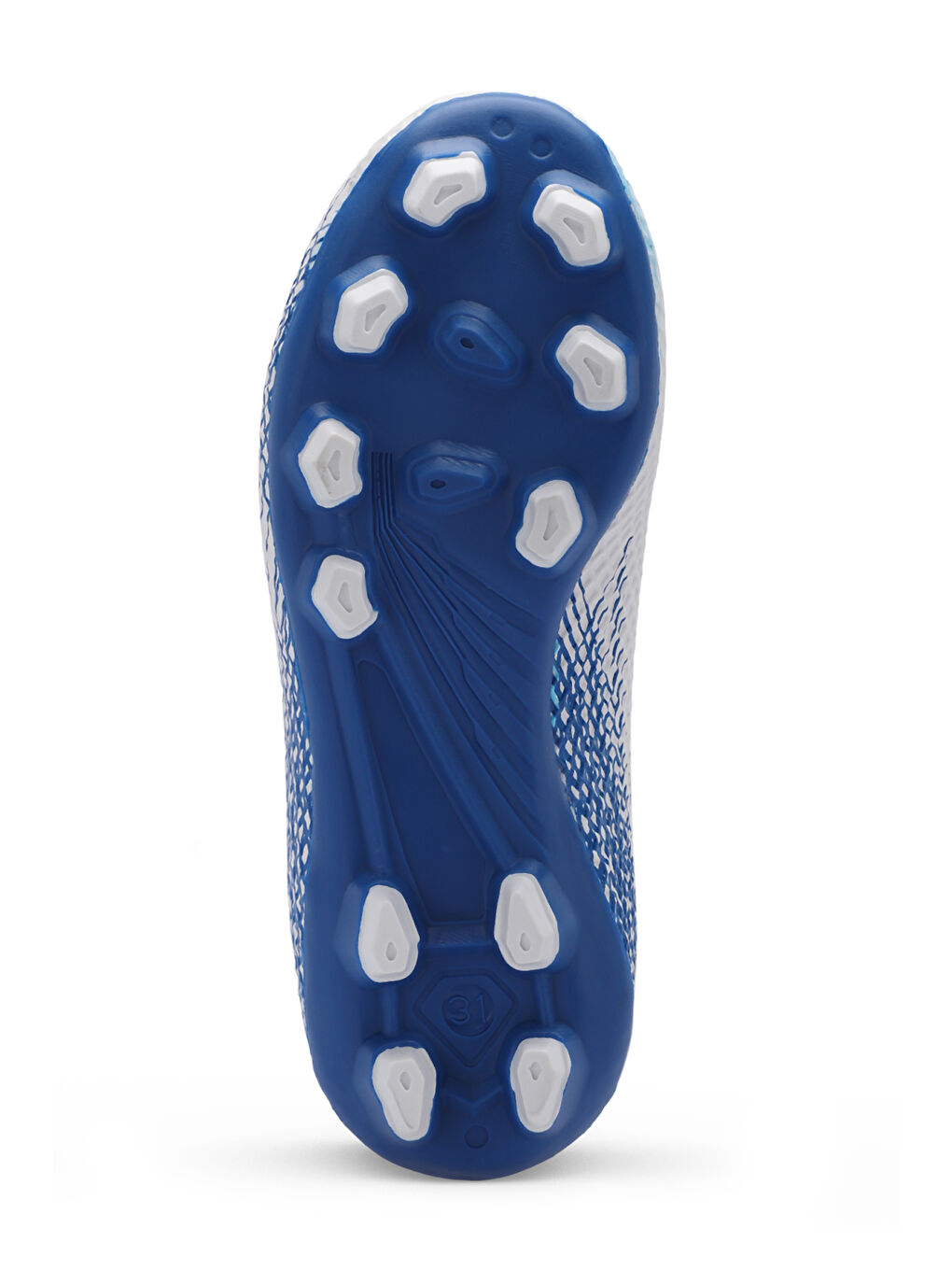 CULTURAL Unisex Çocuk Futbol Ayakkabı Beyaz / Saks Mavi-6