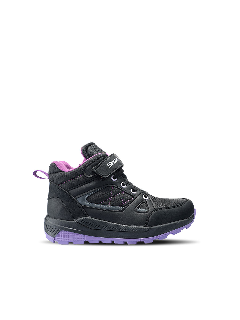 SLAZENGER KESHA Unisex Çocuk Bot Siyah / Mor