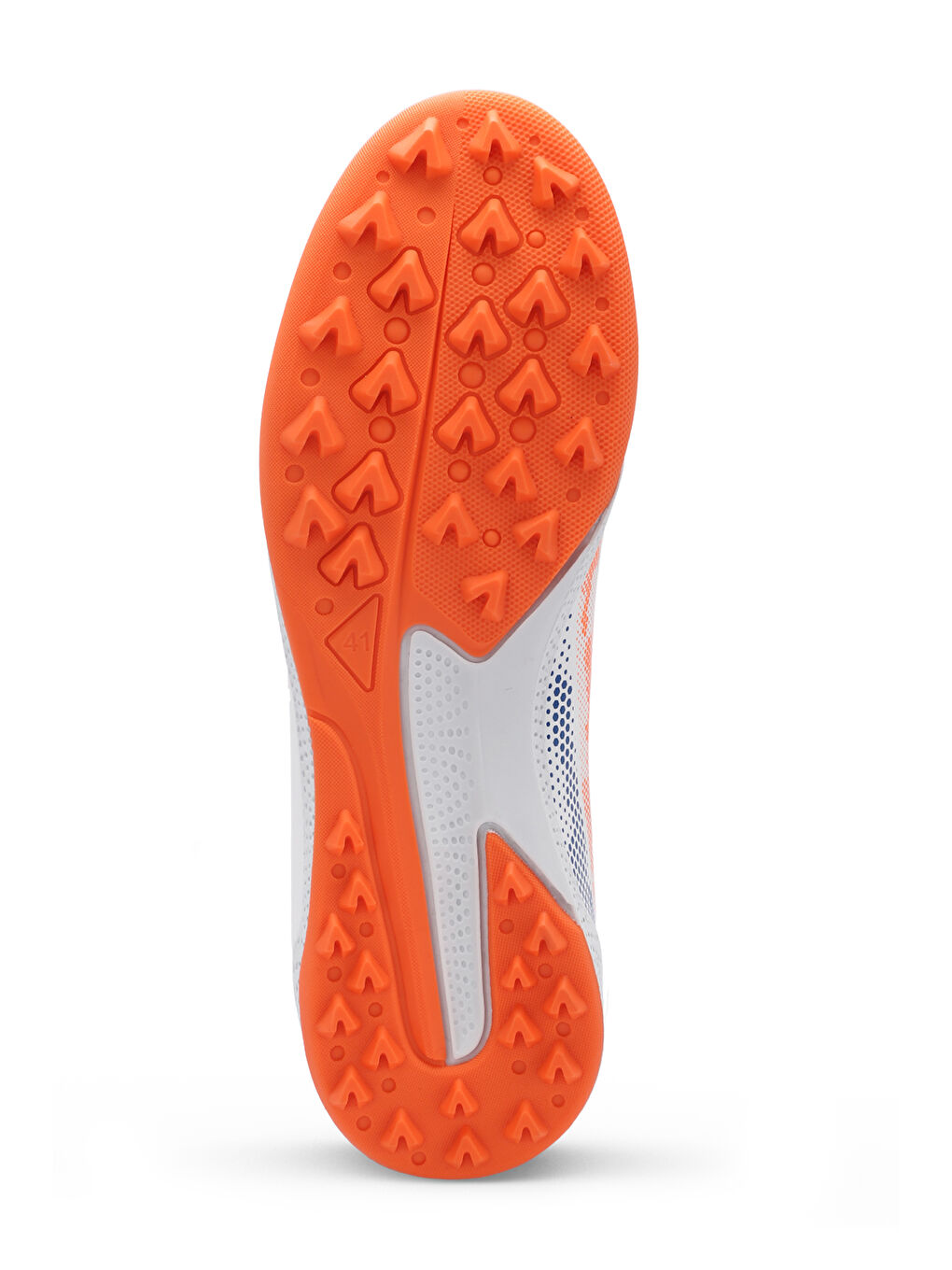 CYPRUS Erkek Futbol Ayakkabı Beyaz / Saks Mavi-6