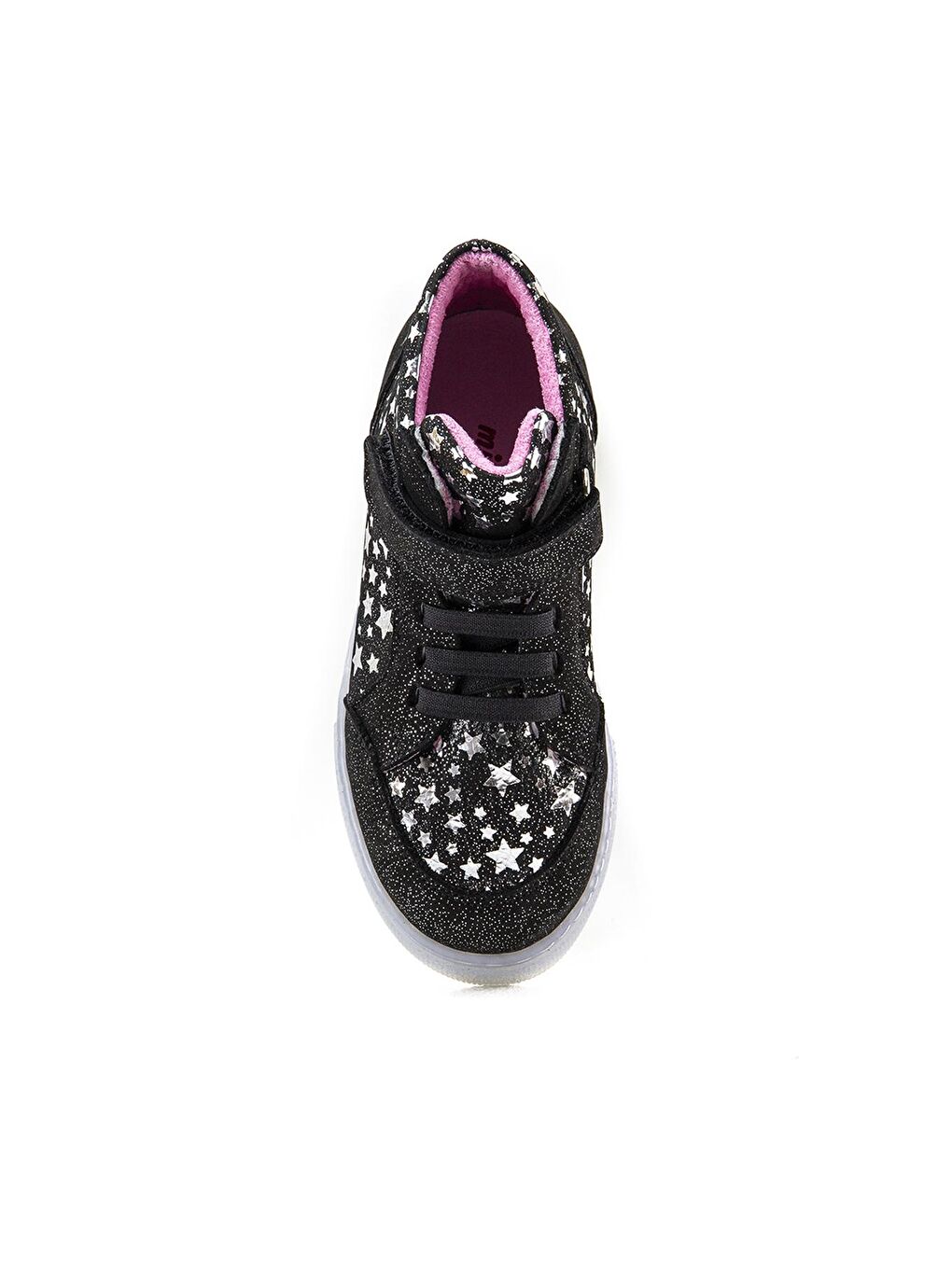 Kız Çocuk Siyah Yıldızlı Deri Ortopedik Destekli Çocuk Bot-3