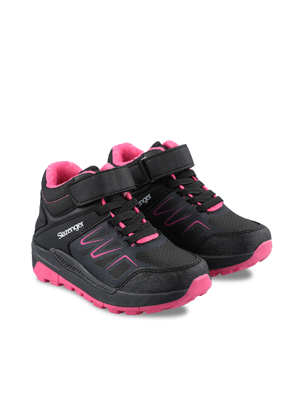 KENTON I Unisex Çocuk Bot Siyah / Fuşya-1