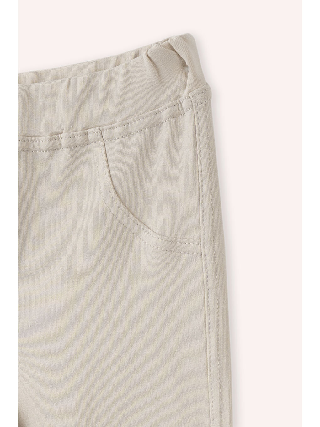 Kız Çocuk Örme Bej Tayt-1