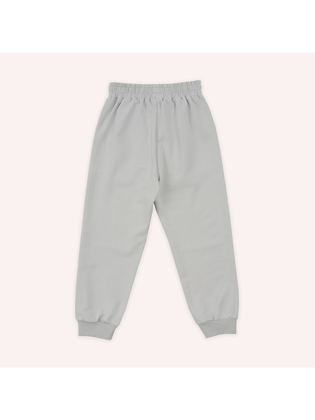 Erkek Çocuk Gri Beli Lastikli Eşofman Alt-1